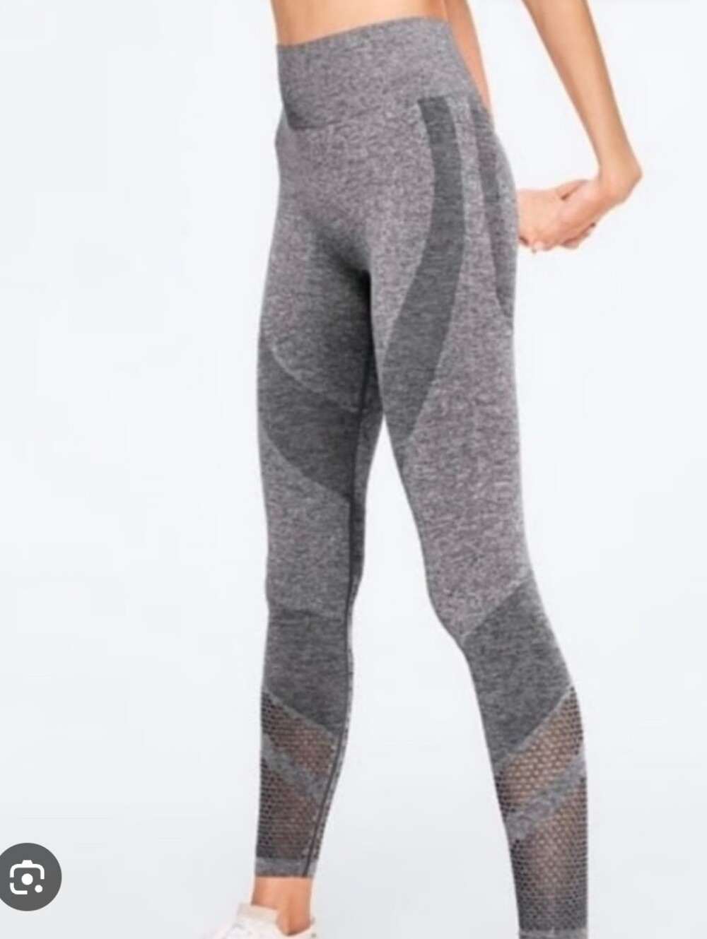 PINK Victoria's Secret Seamless Gray Yoga Workout Leggings